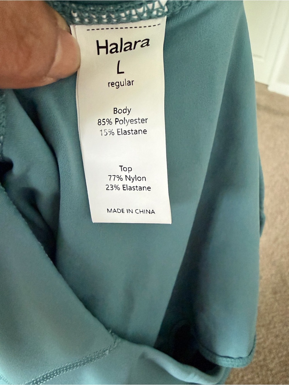 HALARA Teal Maxi Skirt - Flowing A-Line Silhouette - Picture 4 of 5